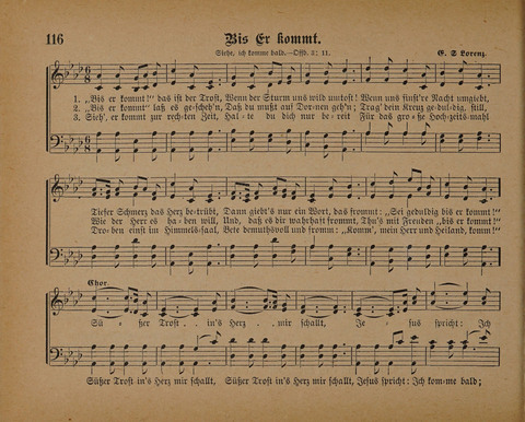 Pilger Lieder: für die Sonntagschule, Erbauungsstunde, Familie, u.s.w. page 116