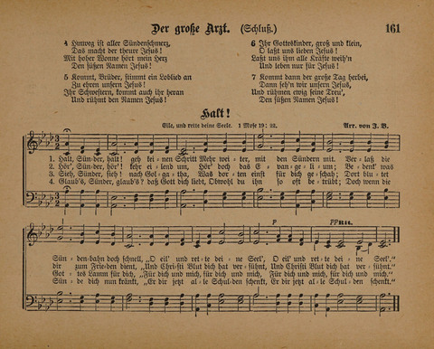 Pilger Lieder: für die Sonntagschule, Erbauungsstunde, Familie, u.s.w. page 161