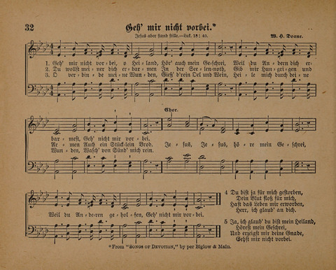Pilger Lieder: für die Sonntagschule, Erbauungsstunde, Familie, u.s.w. page 32