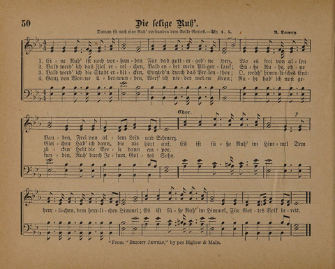 Pilger Lieder: für die Sonntagschule, Erbauungsstunde, Familie, u.s.w. page 50