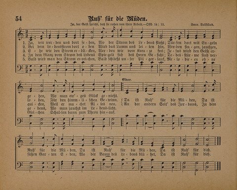 Pilger Lieder: für die Sonntagschule, Erbauungsstunde, Familie, u.s.w. page 54