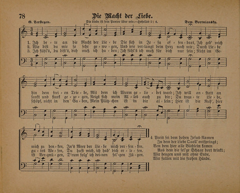 Pilger Lieder: für die Sonntagschule, Erbauungsstunde, Familie, u.s.w. page 78