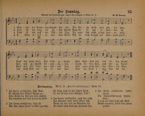 Pilger Lieder: für die Sonntagschule, Erbauungsstunde, Familie, u.s.w. page 85