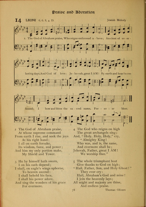 The Primitive Methodist Church Hymnal: containing also selections from scripture for responsive reading page 10