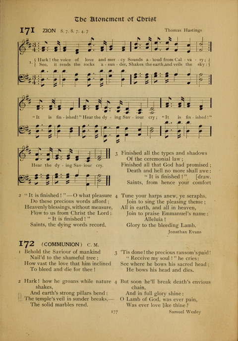 The Primitive Methodist Church Hymnal: containing also selections from scripture for responsive reading page 109