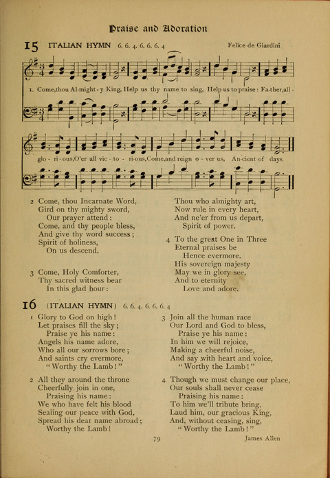 The Primitive Methodist Church Hymnal: containing also selections from scripture for responsive reading page 11