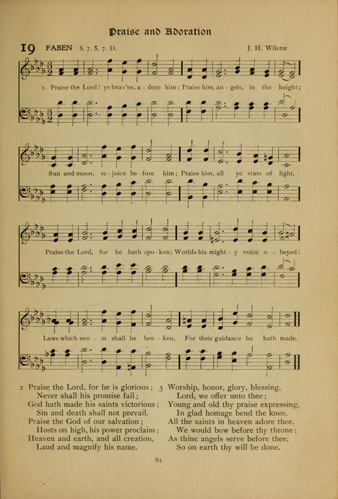 The Primitive Methodist Church Hymnal: containing also selections from scripture for responsive reading page 13
