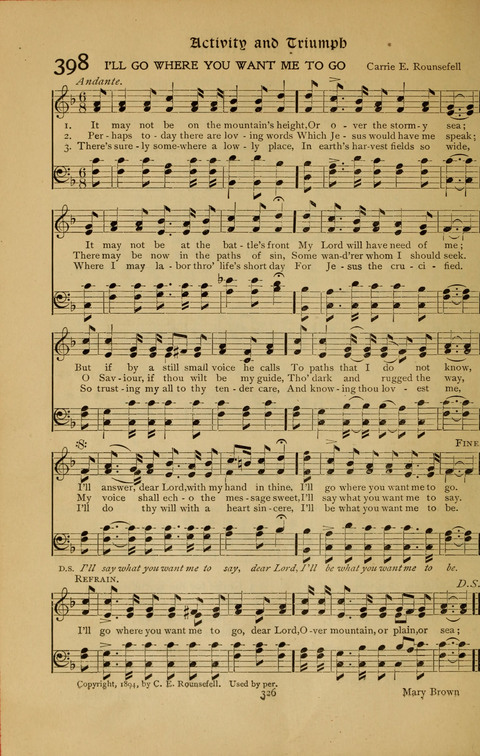 The Primitive Methodist Church Hymnal: containing also selections from scripture for responsive reading page 258