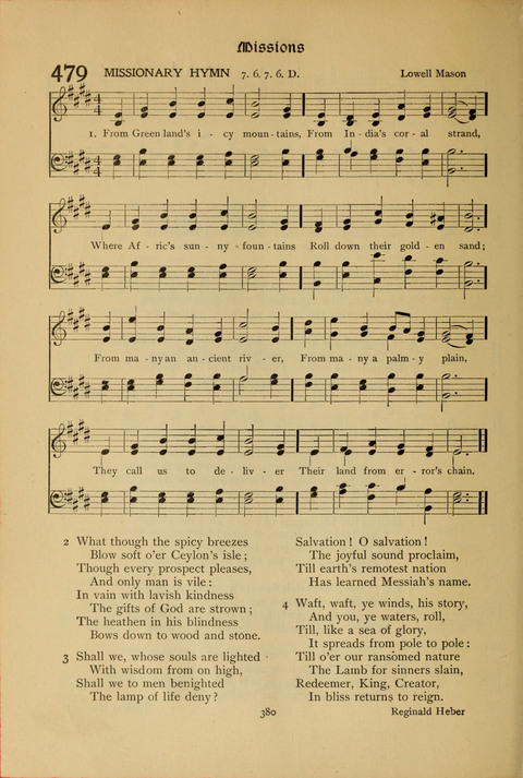 The Primitive Methodist Church Hymnal: containing also selections from scripture for responsive reading page 312