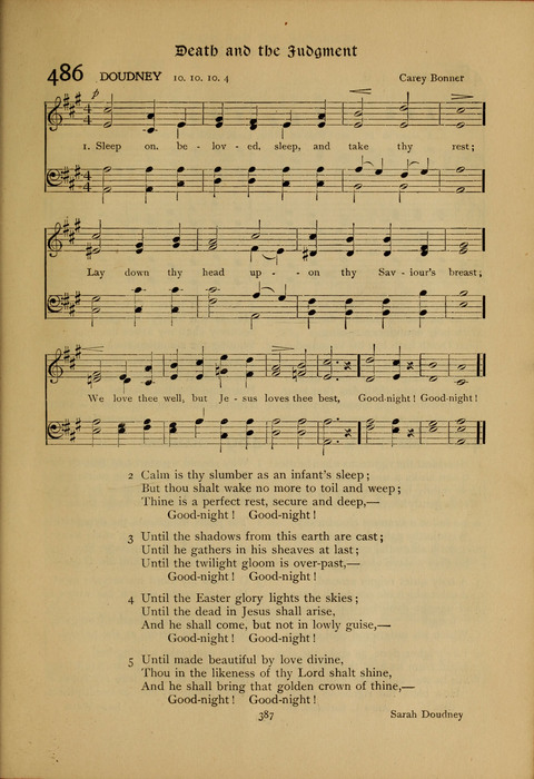 The Primitive Methodist Church Hymnal: containing also selections from scripture for responsive reading page 319