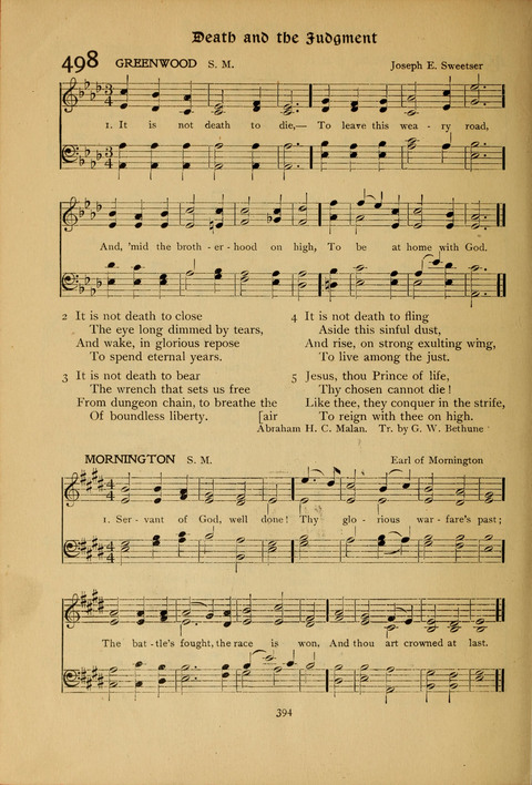 The Primitive Methodist Church Hymnal: containing also selections from scripture for responsive reading page 326