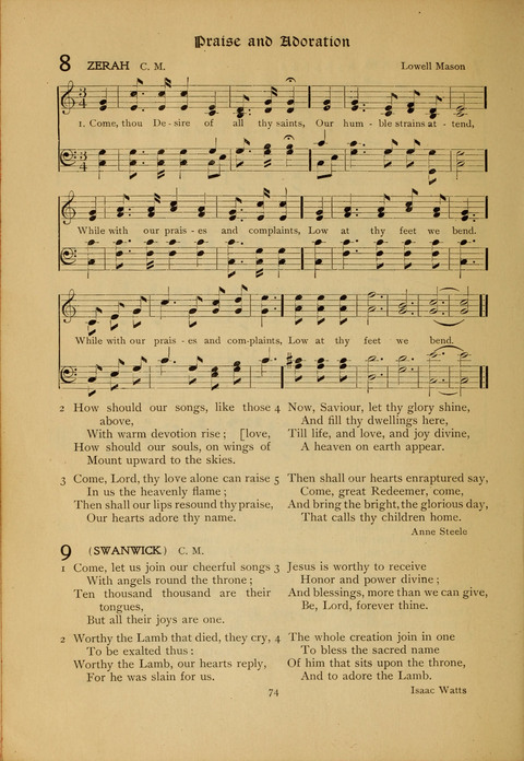 The Primitive Methodist Church Hymnal: containing also selections from scripture for responsive reading page 6