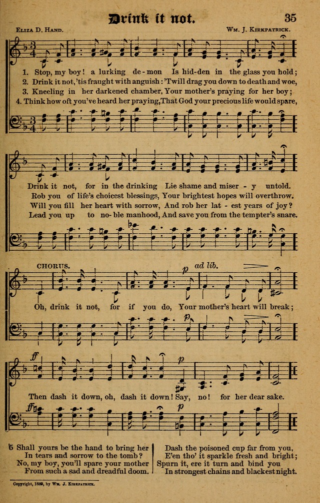 Prohibition Melodist: to which is added the Water Fairies (a temperance cantata) page 40