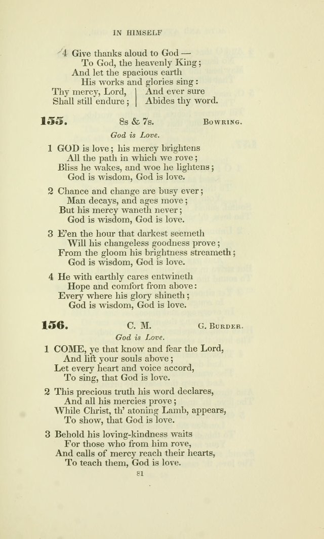 The Psalmist: a New Collection of Hymns for the Use of the Baptist Churches page 154
