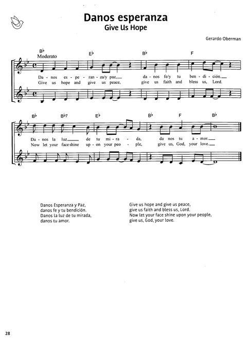 Paz en Nuestra Tierra: Canciones para el Camino desde América Latina / Peace on Earth: Songs for the Journey from Latin America page 22