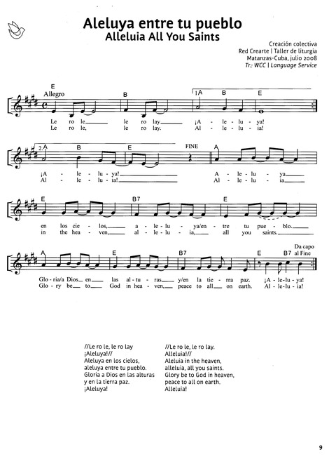 Paz en Nuestra Tierra: Canciones para el Camino desde América Latina / Peace on Earth: Songs for the Journey from Latin America page 3