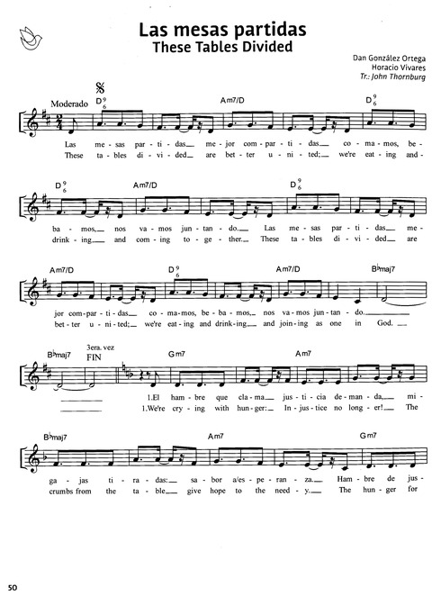 Paz en Nuestra Tierra: Canciones para el Camino desde América Latina / Peace on Earth: Songs for the Journey from Latin America page 44