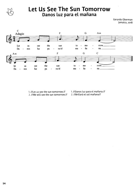 Paz en Nuestra Tierra: Canciones para el Camino desde América Latina / Peace on Earth: Songs for the Journey from Latin America page 48