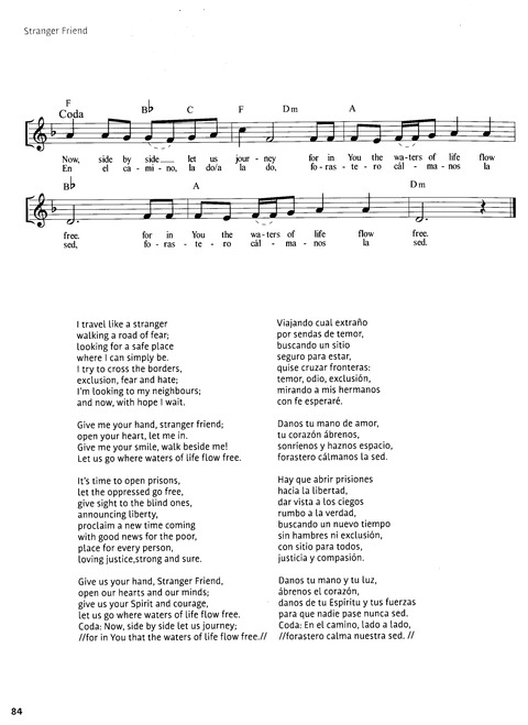 Paz en Nuestra Tierra: Canciones para el Camino desde América Latina / Peace on Earth: Songs for the Journey from Latin America page 78
