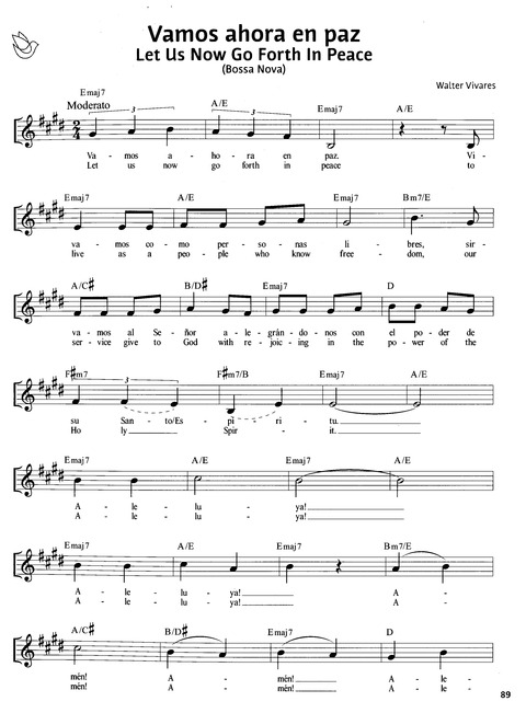 Paz en Nuestra Tierra: Canciones para el Camino desde América Latina / Peace on Earth: Songs for the Journey from Latin America page 83