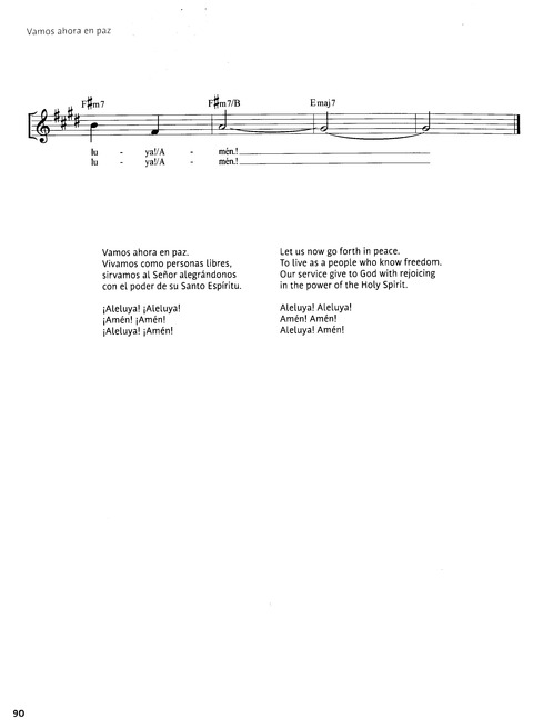 Paz en Nuestra Tierra: Canciones para el Camino desde América Latina / Peace on Earth: Songs for the Journey from Latin America page 84