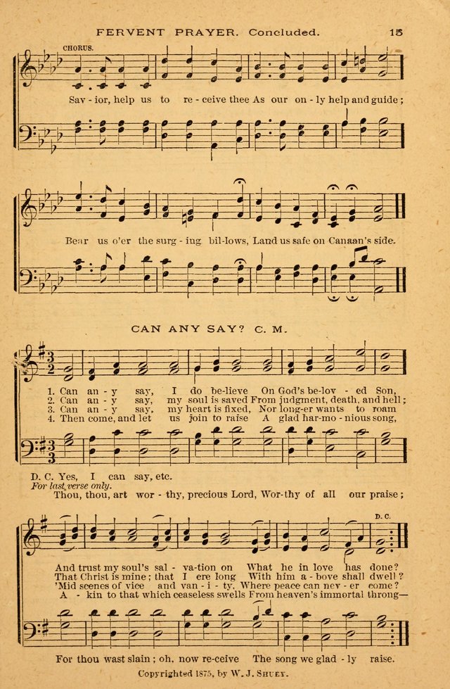 The Praise Offering: Designed Expressly for Prayer, Experience, Revival and Camp Meetings. page 15