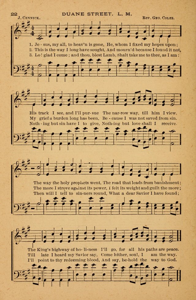 The Praise Offering: Designed Expressly for Prayer, Experience, Revival and Camp Meetings. page 22