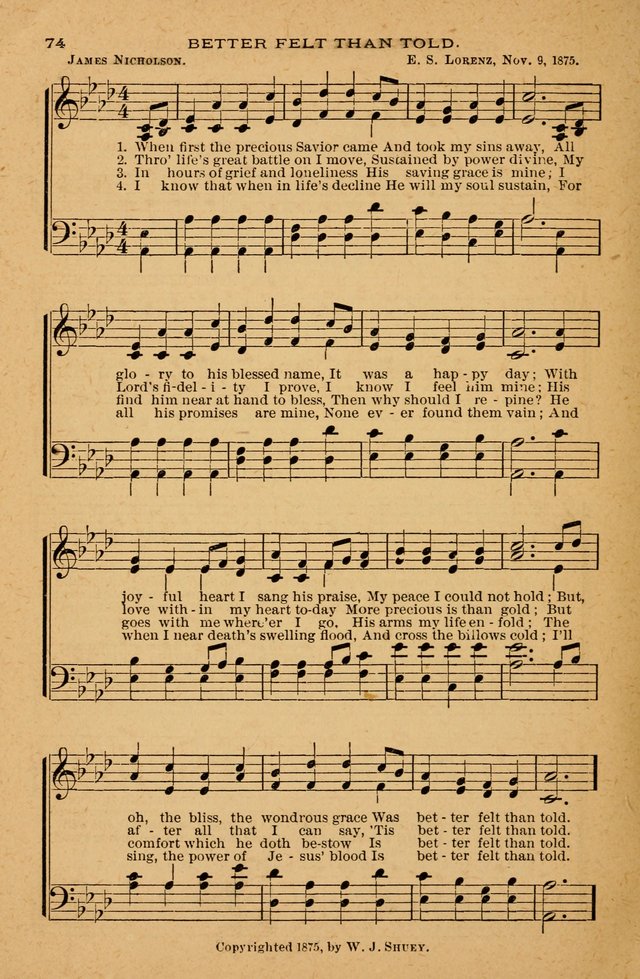 The Praise Offering: Designed Expressly for Prayer, Experience, Revival and Camp Meetings. page 76