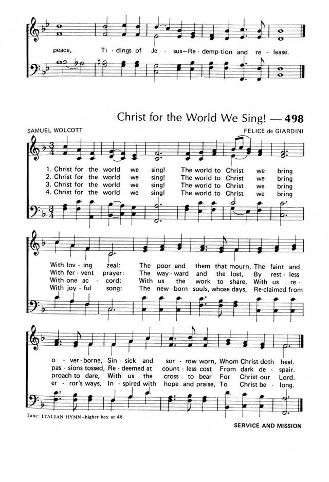 Praise! Our Songs and Hymns page 429