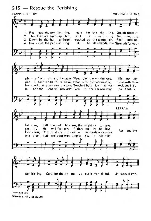 Praise! Our Songs and Hymns page 444