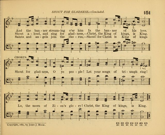 Peerless Praise: a collection of hymns and music for the Sabbath school, with a complete department of elementary instruction in the theory and pract page 107