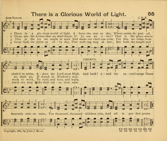 Peerless Praise: a collection of hymns and music for the Sabbath school, with a complete department of elementary instruction in the theory and pract page 11