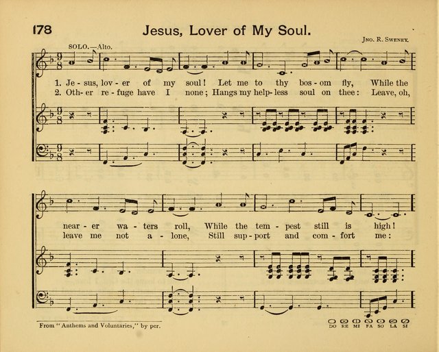 Peerless Praise: a collection of hymns and music for the Sabbath school, with a complete department of elementary instruction in the theory and pract page 134