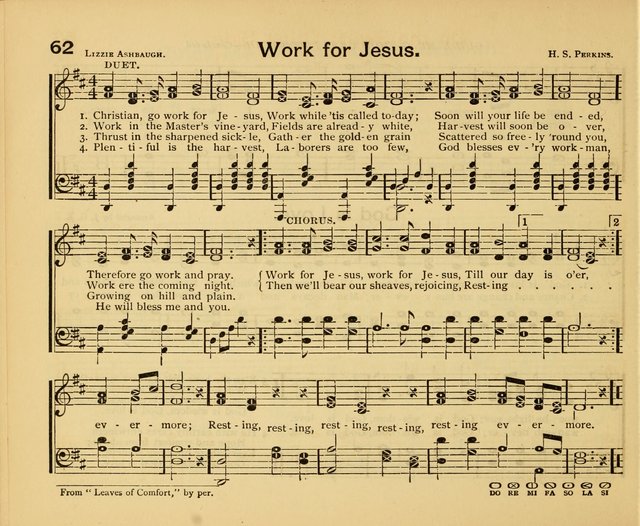 Peerless Praise: a collection of hymns and music for the Sabbath school, with a complete department of elementary instruction in the theory and pract page 18