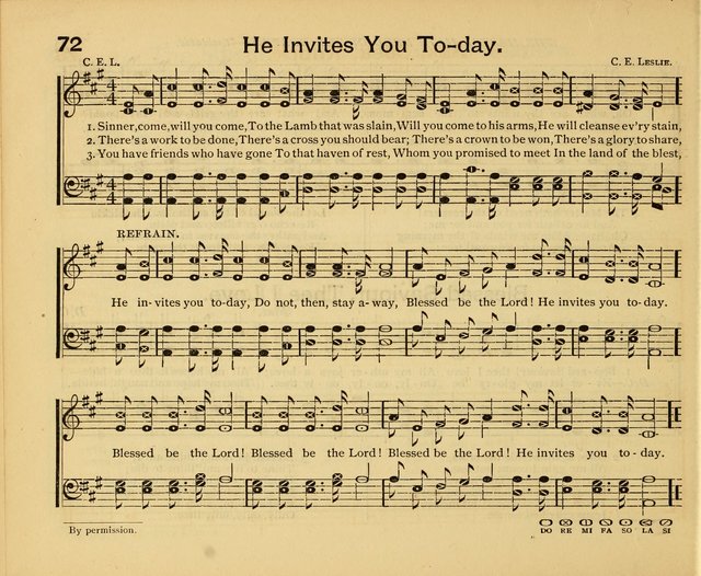 Peerless Praise: a collection of hymns and music for the Sabbath school, with a complete department of elementary instruction in the theory and pract page 28
