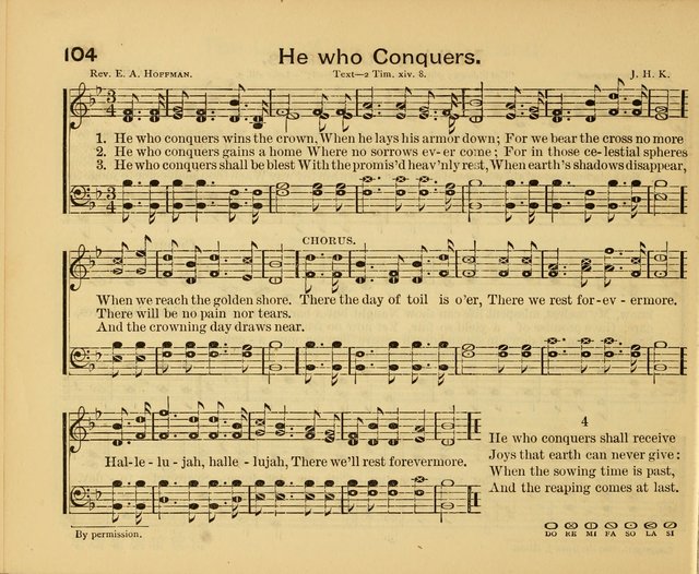 Peerless Praise: a collection of hymns and music for the Sabbath school, with a complete department of elementary instruction in the theory and pract page 60