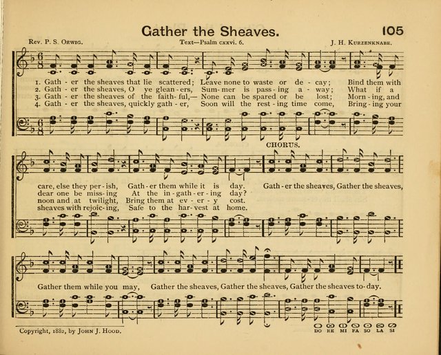 Peerless Praise: a collection of hymns and music for the Sabbath school, with a complete department of elementary instruction in the theory and pract page 61