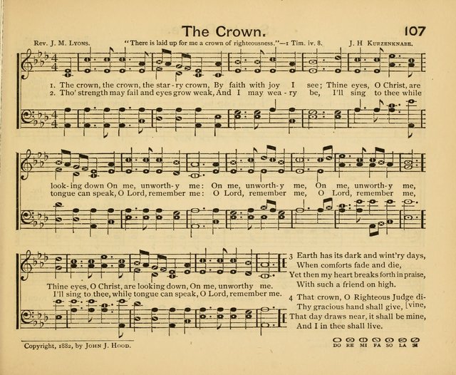 Peerless Praise: a collection of hymns and music for the Sabbath school, with a complete department of elementary instruction in the theory and pract page 63