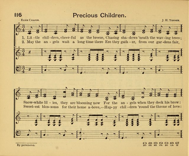Peerless Praise: a collection of hymns and music for the Sabbath school, with a complete department of elementary instruction in the theory and pract page 72