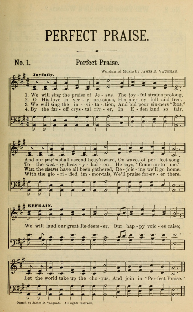 Perfect Praise page 1