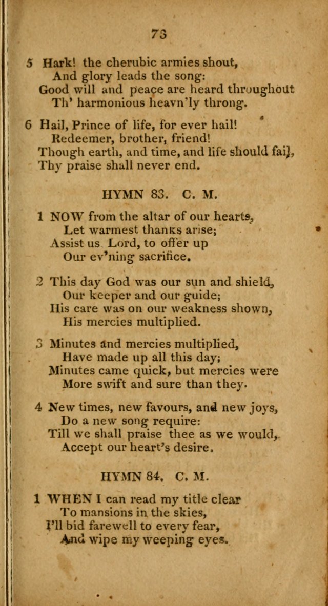 Public, Parlour, and Cottage Hymns. A New Selection page 73