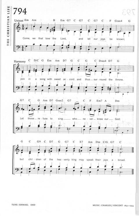 Praise! psalms hymns and songs for Christian worship page 1522