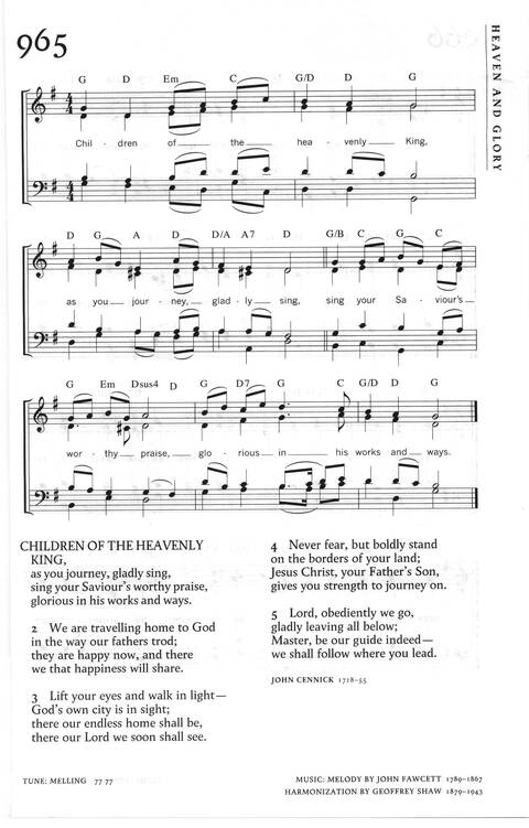 Praise! psalms hymns and songs for Christian worship page 1835