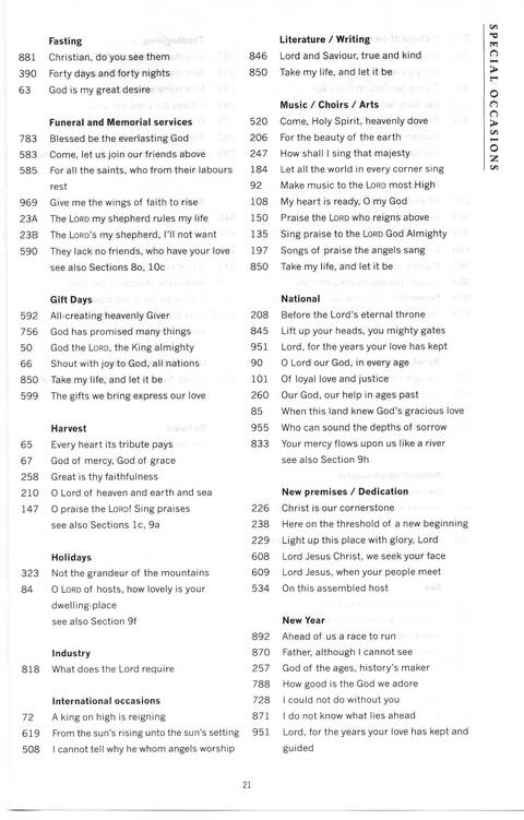 Praise! psalms hymns and songs for Christian worship page 1874