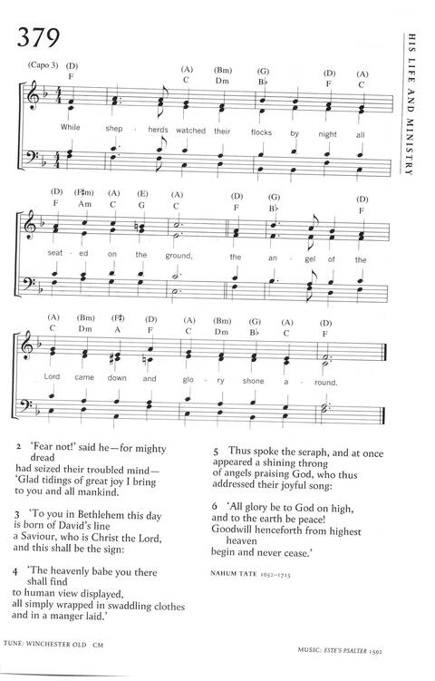 Praise! psalms hymns and songs for Christian worship page 767