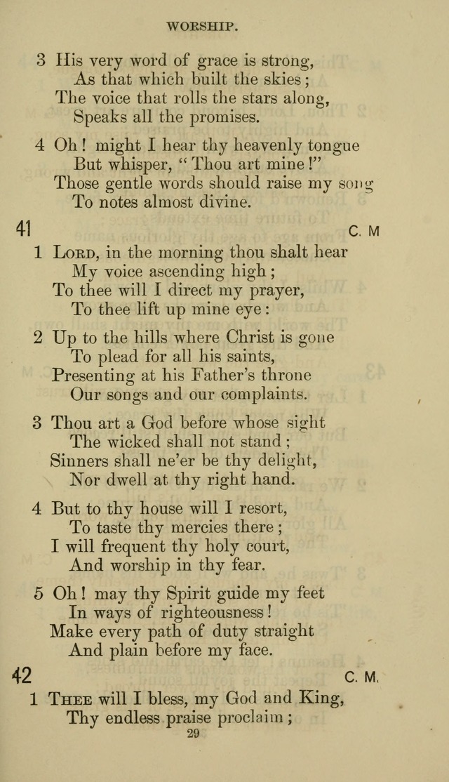 The Presbyterian Hymnal page 29