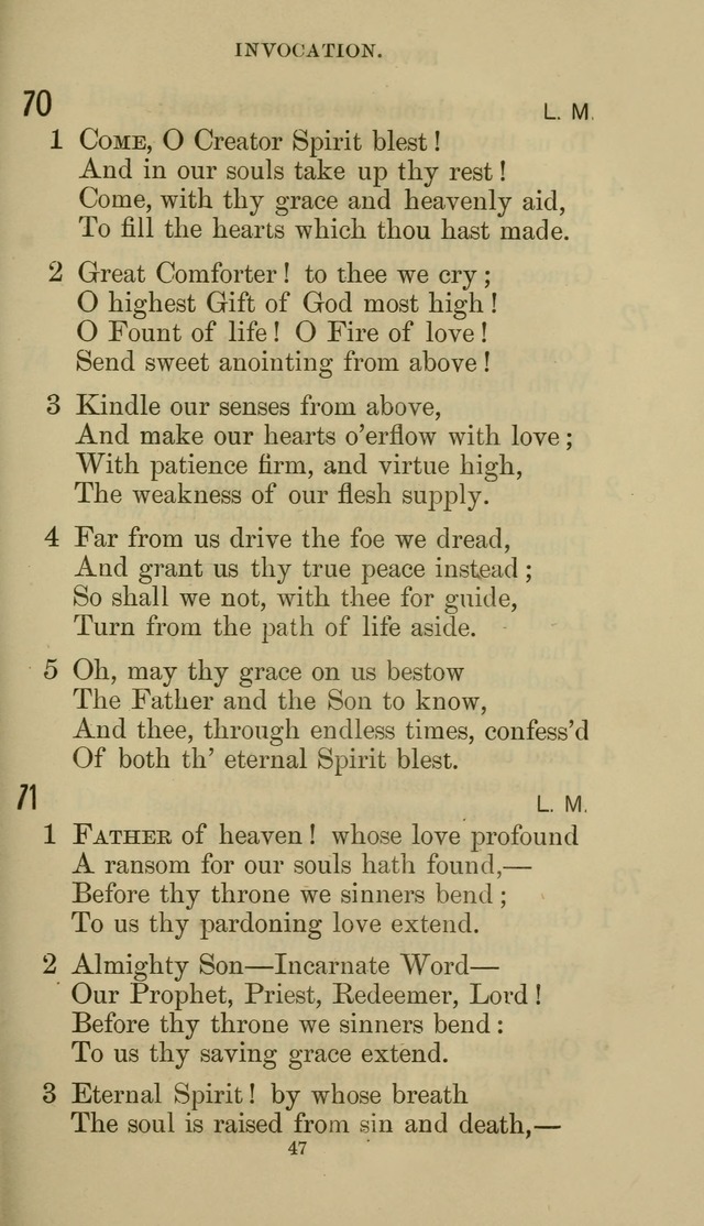 The Presbyterian Hymnal page 47