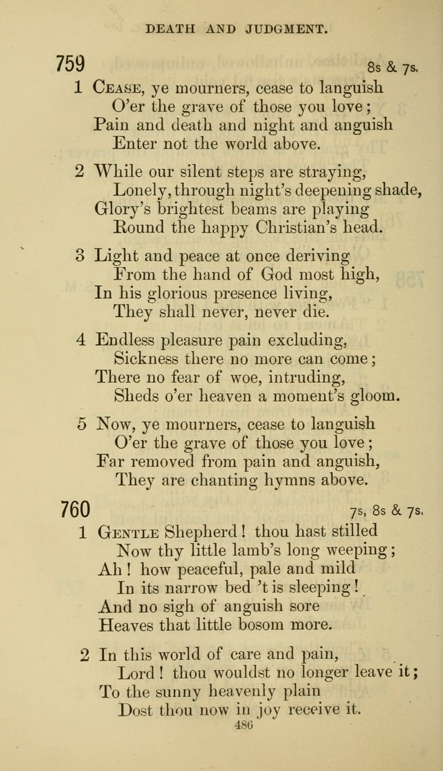 The Presbyterian Hymnal page 486