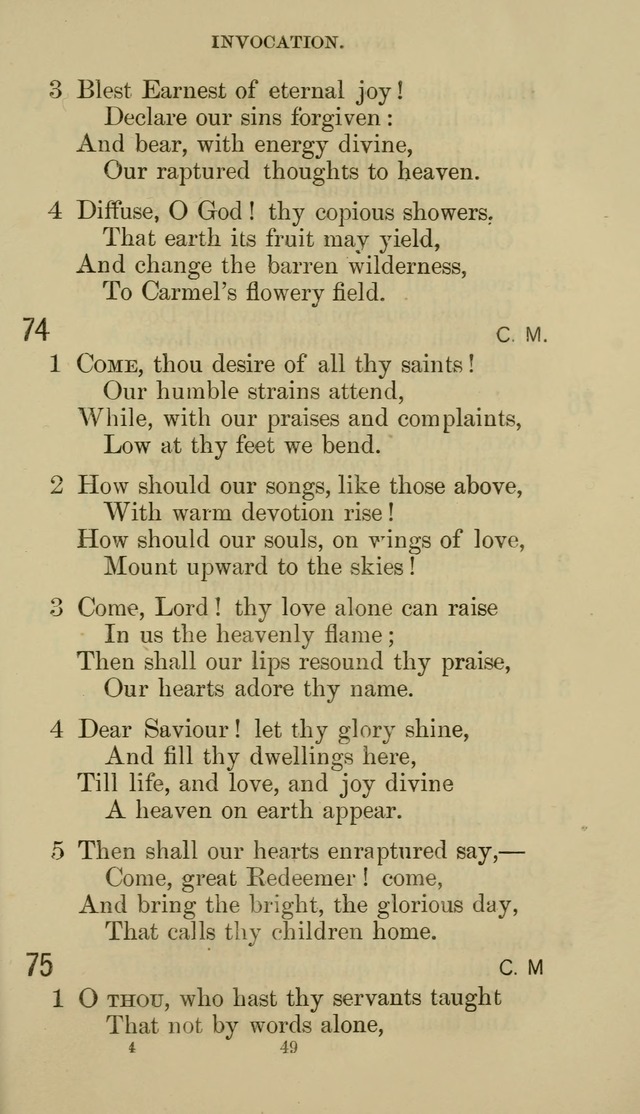 The Presbyterian Hymnal page 49