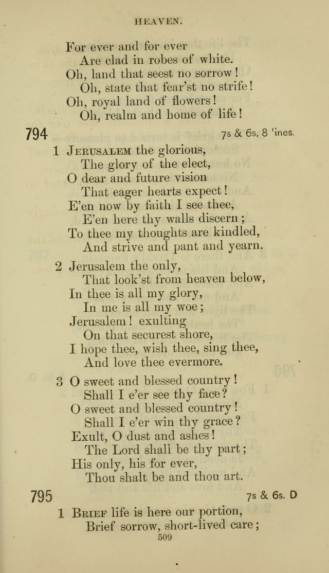 The Presbyterian Hymnal page 509